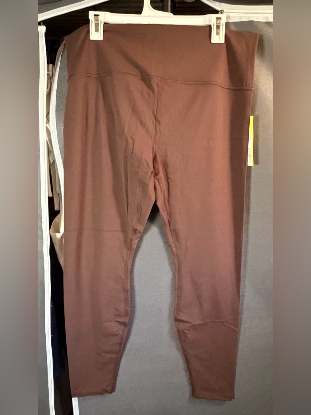 all in motion Brown High-Waist Stretch Leggings Size 2X NWT